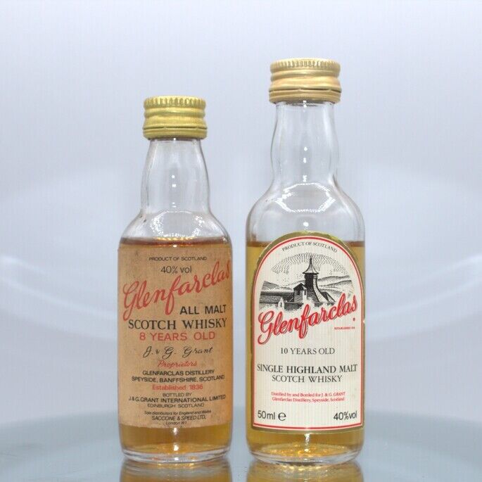 Glenfarclas miniatures x 2 Glenfarclas miniatures x 2