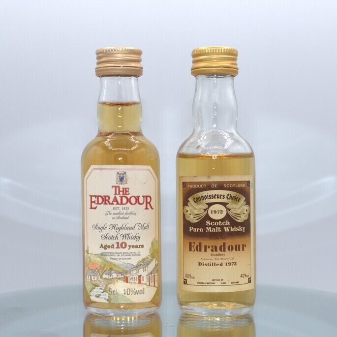 Edradour miniatures x 2 Edradour miniatures x 2