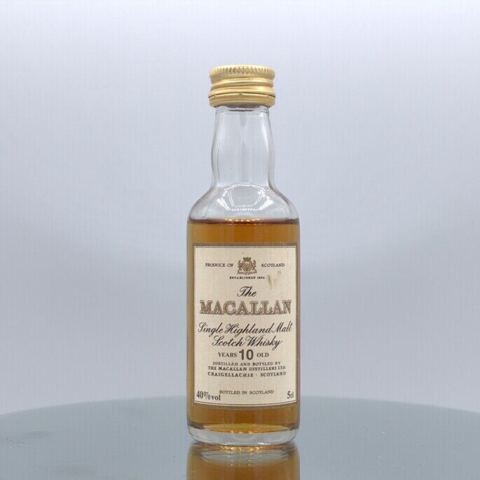 Macallan 10 year old miniature Macallan 10 year old miniature