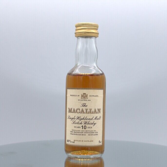 Macallan 10 year old miniature Macallan 10 year old miniature