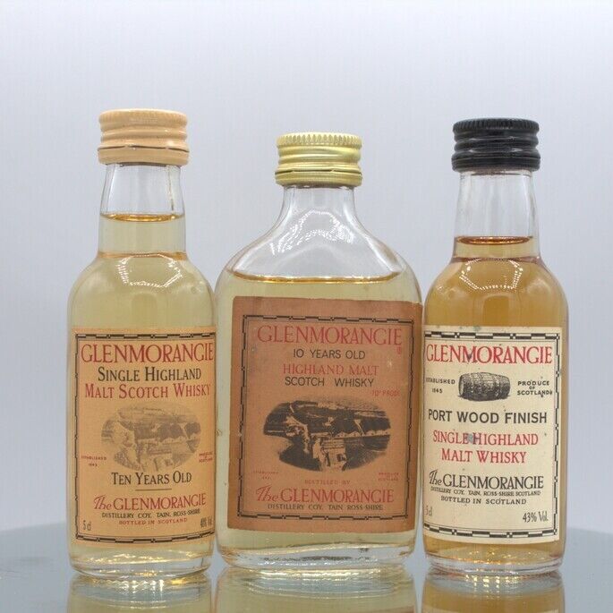 Glenmorangie miniatures x 3 Glenmorangie miniatures x 3