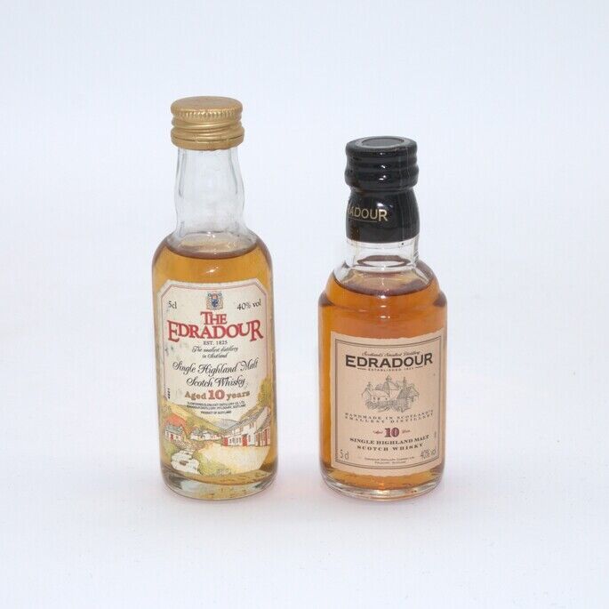 Edradour 10 year old miniatures Edradour 10 year old miniatures